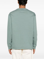 T-shirts et polos Emporio Armani Clear Blue en coton biologique