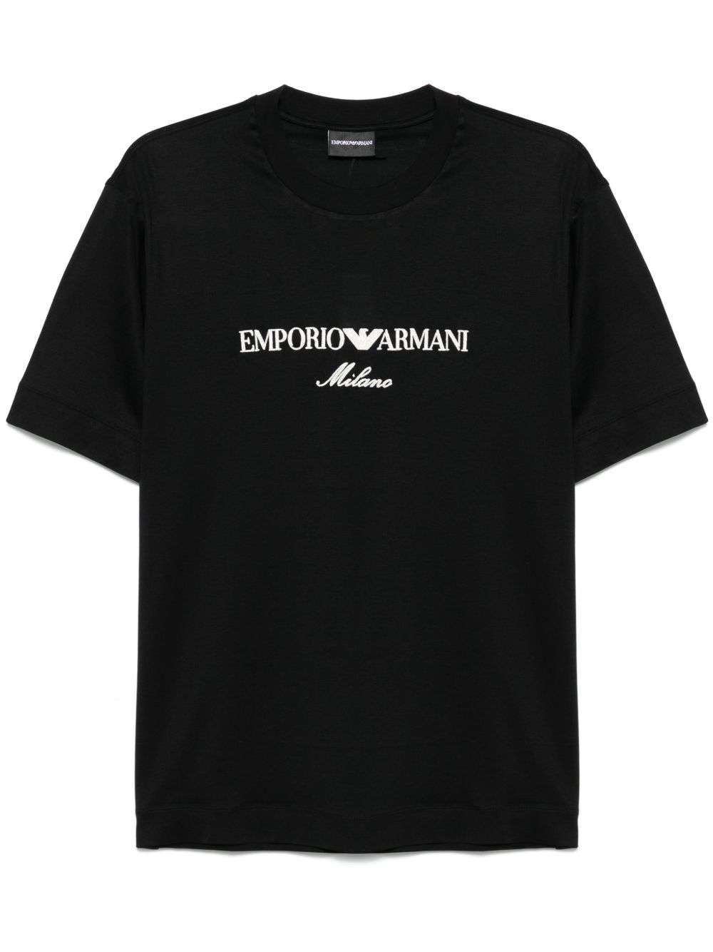Emporio Armani ASV logo embroidery T-shirt