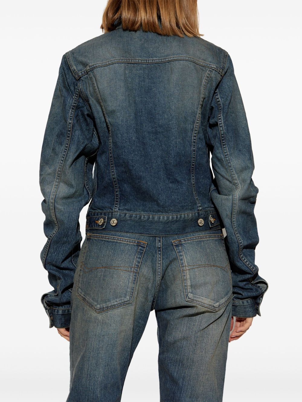 Balenciaga Coats Blue denim jacket