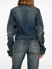 Balenciaga Coats Blue denim jacket