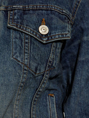 Balenciaga Coats Blue denim jacket