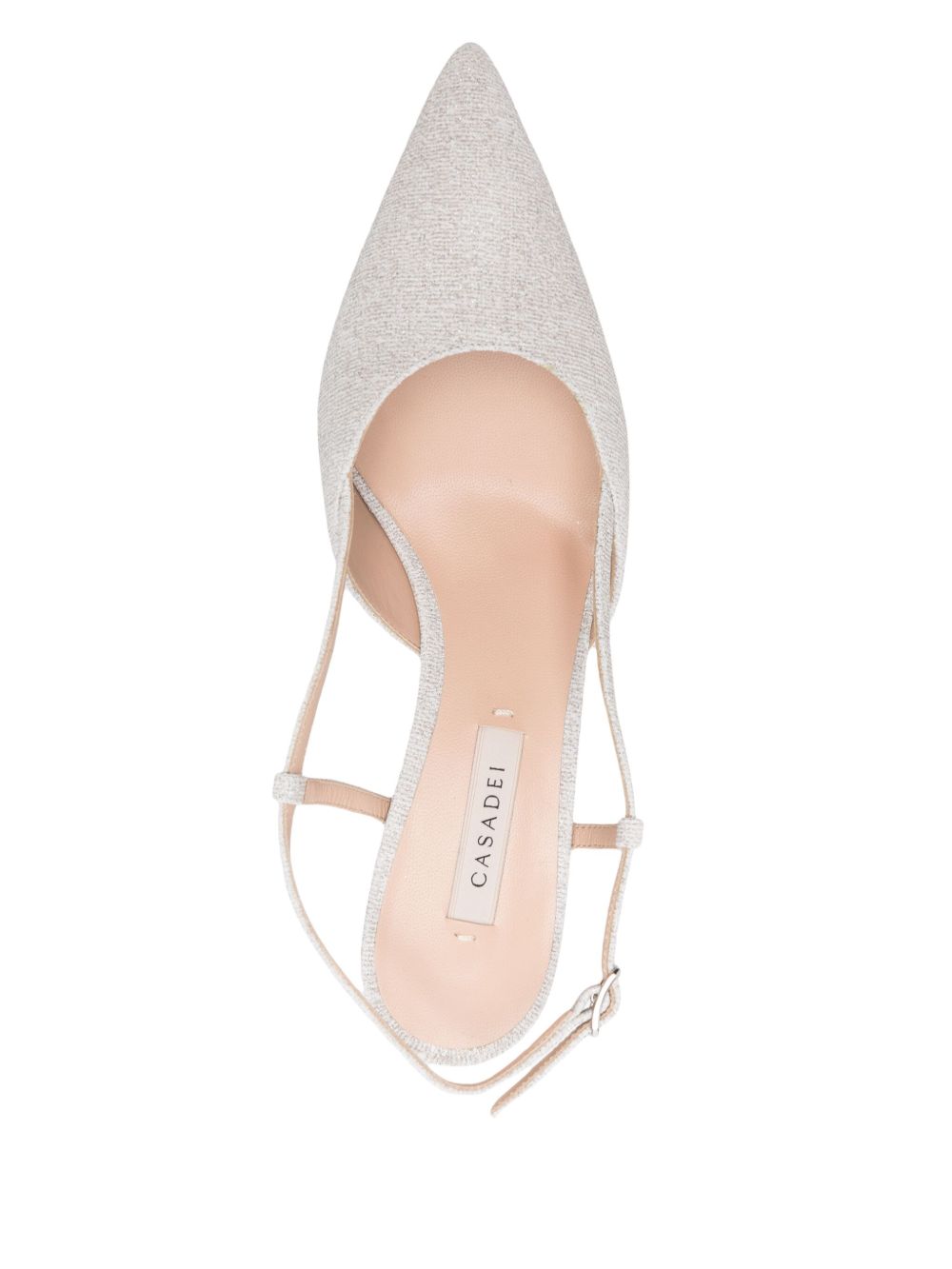 Casadei con tacón plateado