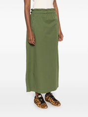 Woolrich cotton long skirt with drawstring waist