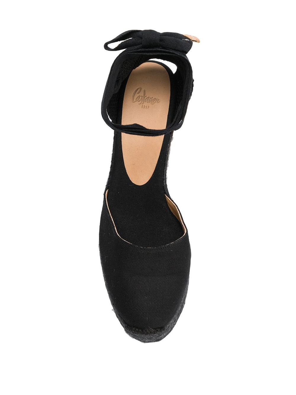 Castañer Castaner Flat shoes in Black leather and canvas
