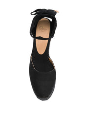 Castañer Castaner Flat shoes in Black leather and canvas