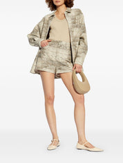 Iro Shirts Beige classic collar shirt