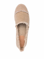 Castañer Castaner Flat shoes in Beige Raffia