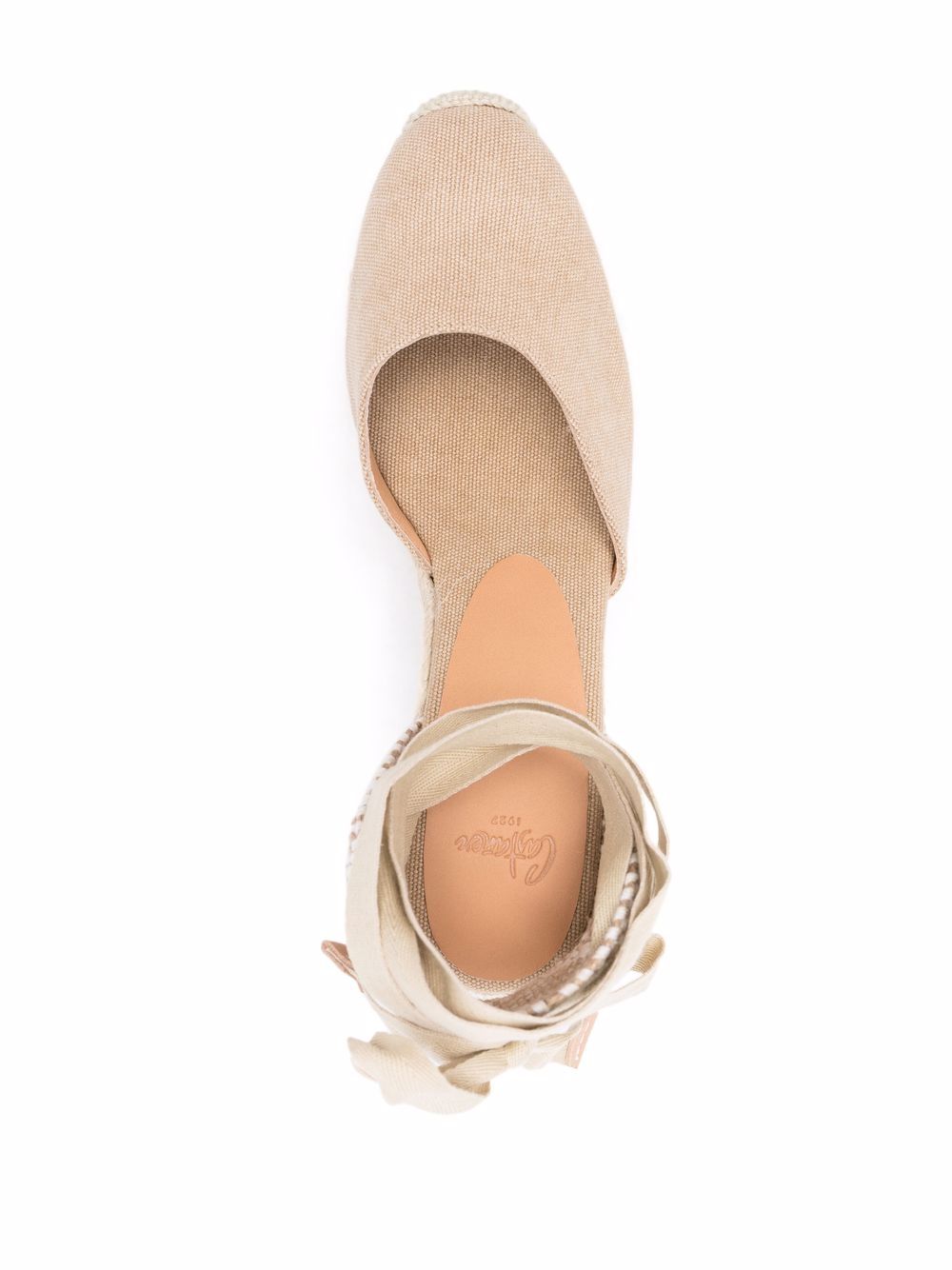 Castañer Castaner Flat shoes in Beige Leather-Blend
