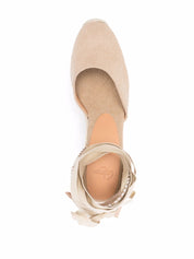 Castañer Castaner Flat shoes in Beige Leather-Blend