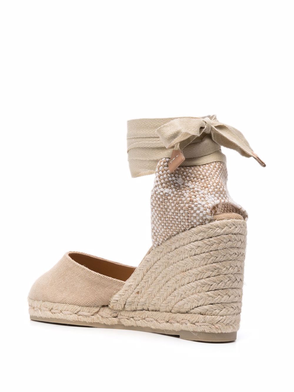 Castañer Castaner Flat shoes in Beige Leather-Blend