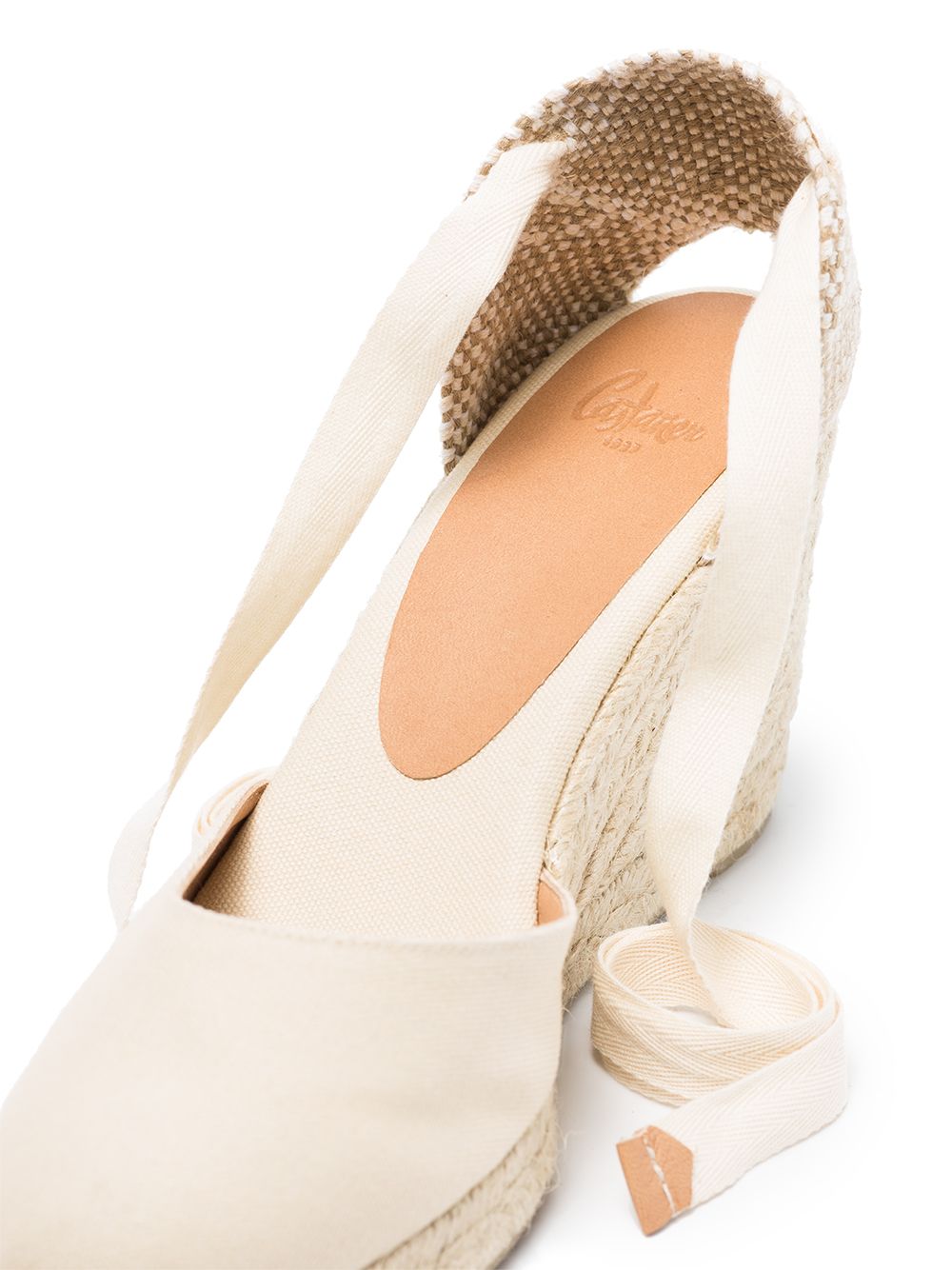 Castañer Castaner Flat shoes Ivory canvas espadrilles