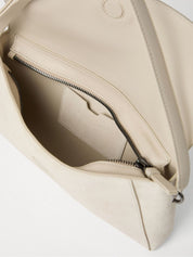 Cream Leather Shoulder Bag — Brunello Cucinelli