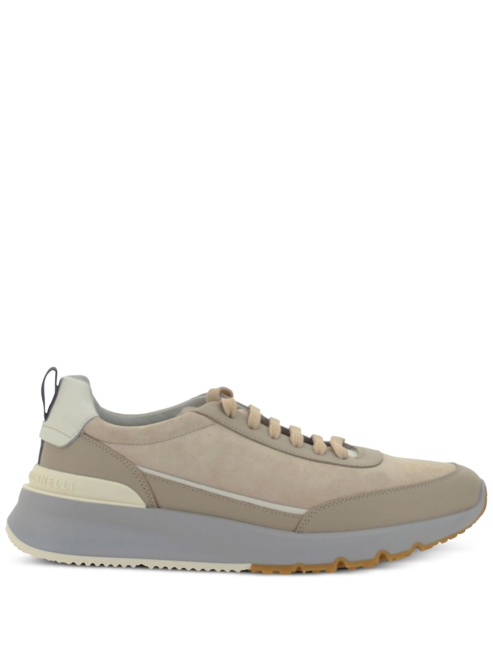 Brunello Cucinelli Sneakers in Beige Leather