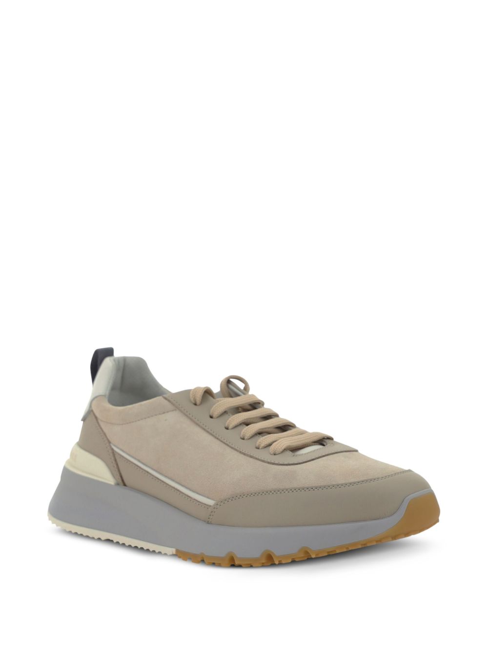 Brunello Cucinelli Sneakers in Beige Leather