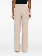 Parosh Trousers Beige with elasticated waistband