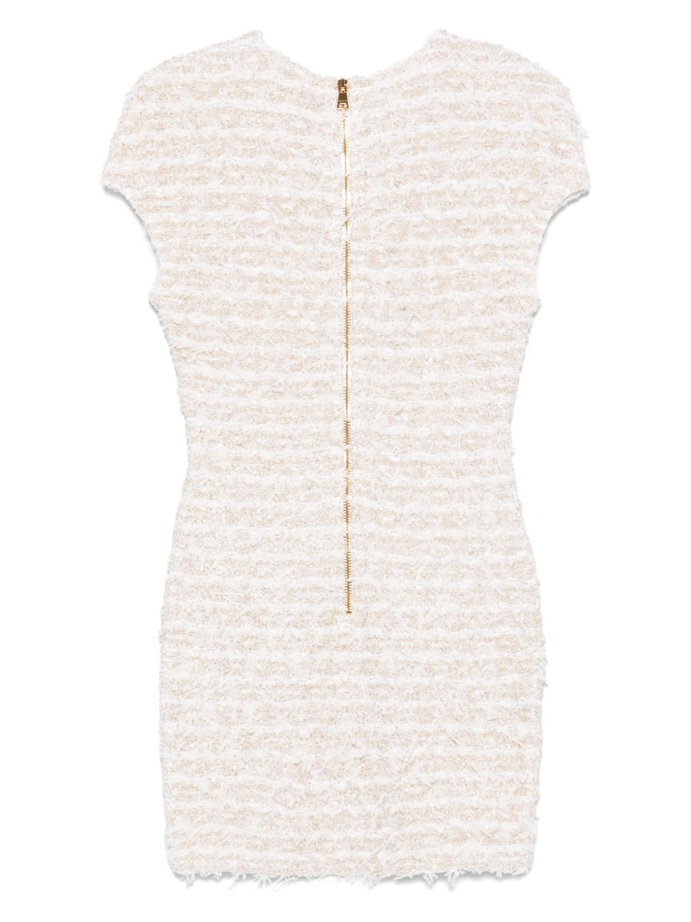 Balmain Dresses White with gold-tone buttons