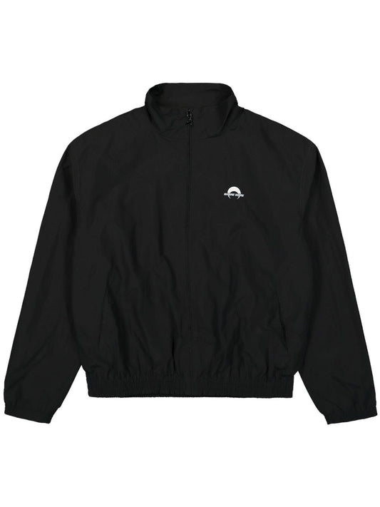 Marine Serre Black Recycled Polyamide Coat