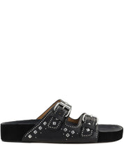 Isabel Marant Sandals Black leather with stud detail