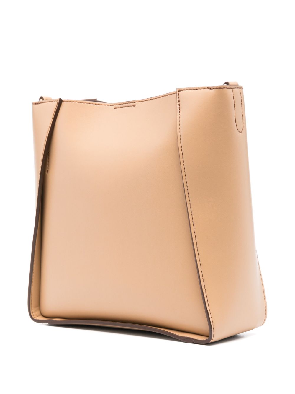 Stella McCartney logo mini crossbody bag in light brown