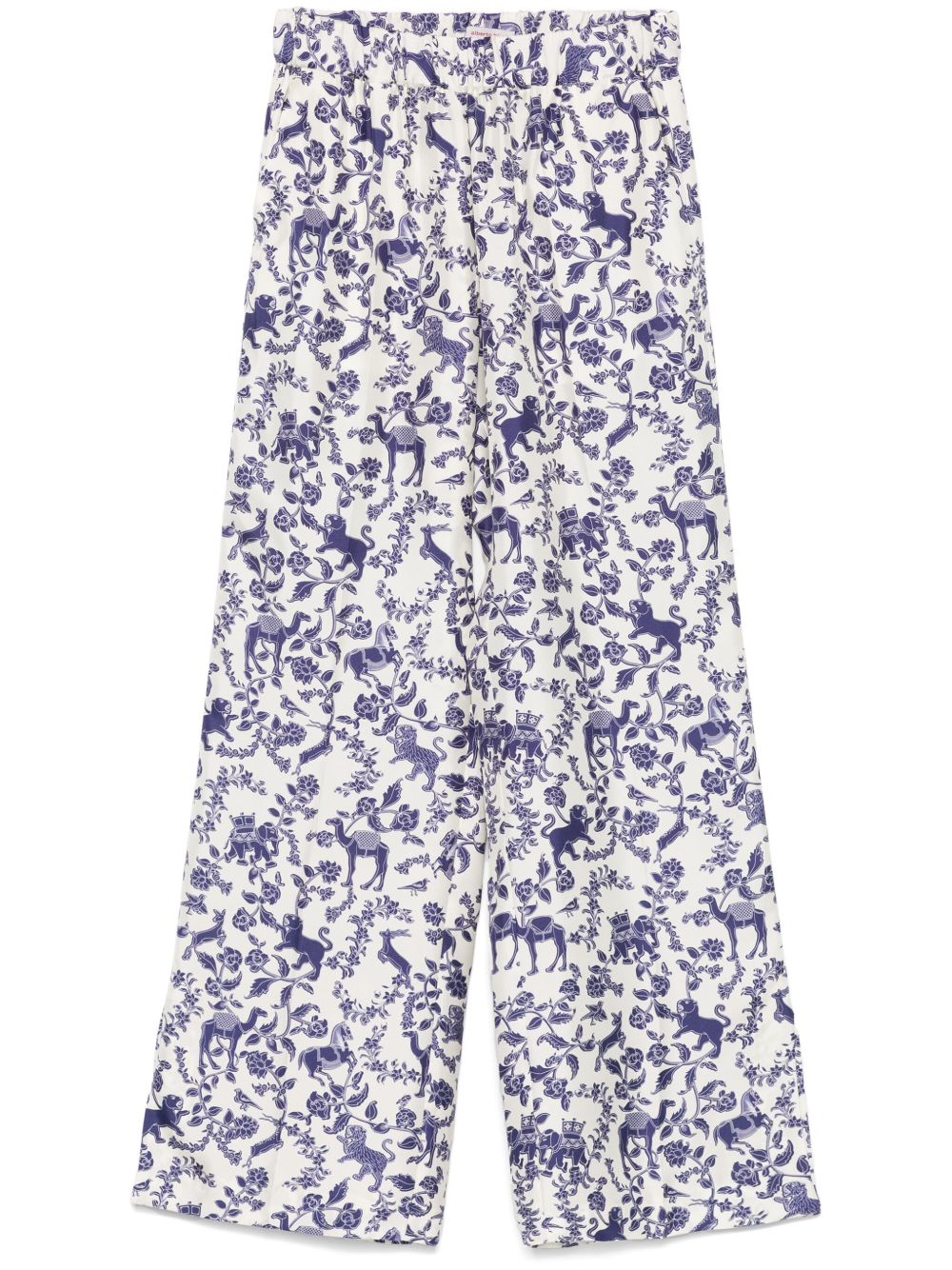 Alberto Biani Trousers Beige with elasticated waistband