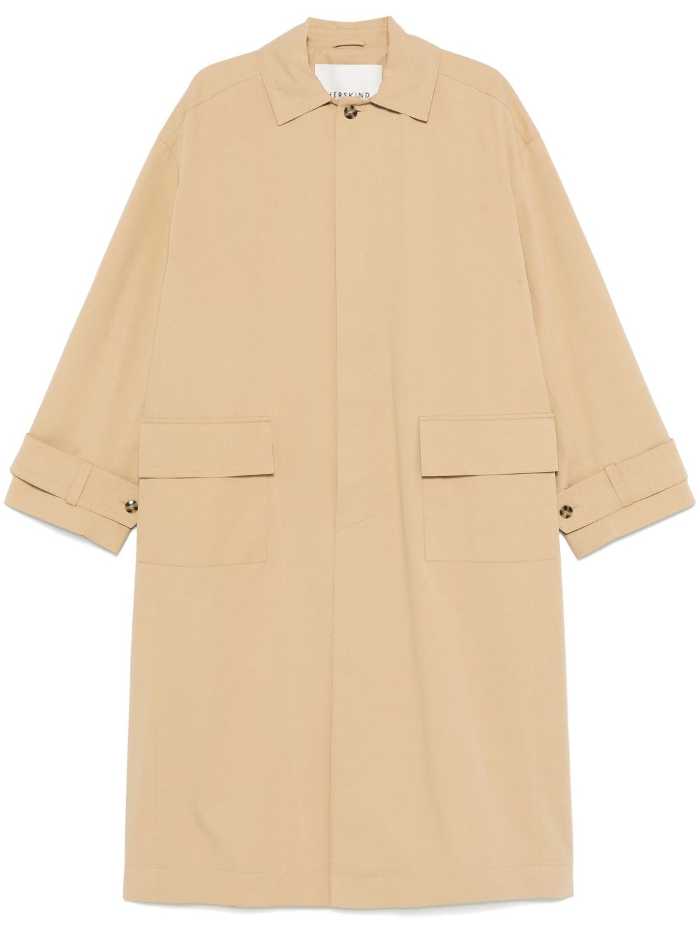 HERSKIND Manteaux Manteau long en coton beige