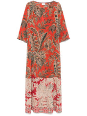 Pierre Louis Mascia Dresses Red floral silk