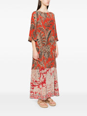 Pierre Louis Mascia Dresses Red floral silk