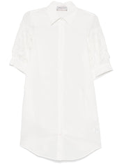 White Cotton Shirtdress — Ermanno Firenze