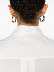 White Cotton Shirtdress — Ermanno Firenze