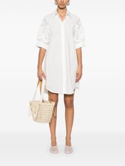 White Cotton Shirtdress — Ermanno Firenze