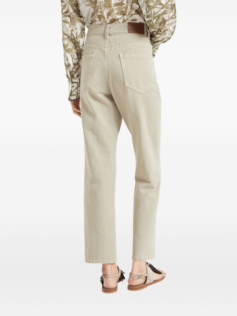 Pantalon Brunello Cucinelli en denim ample rétro