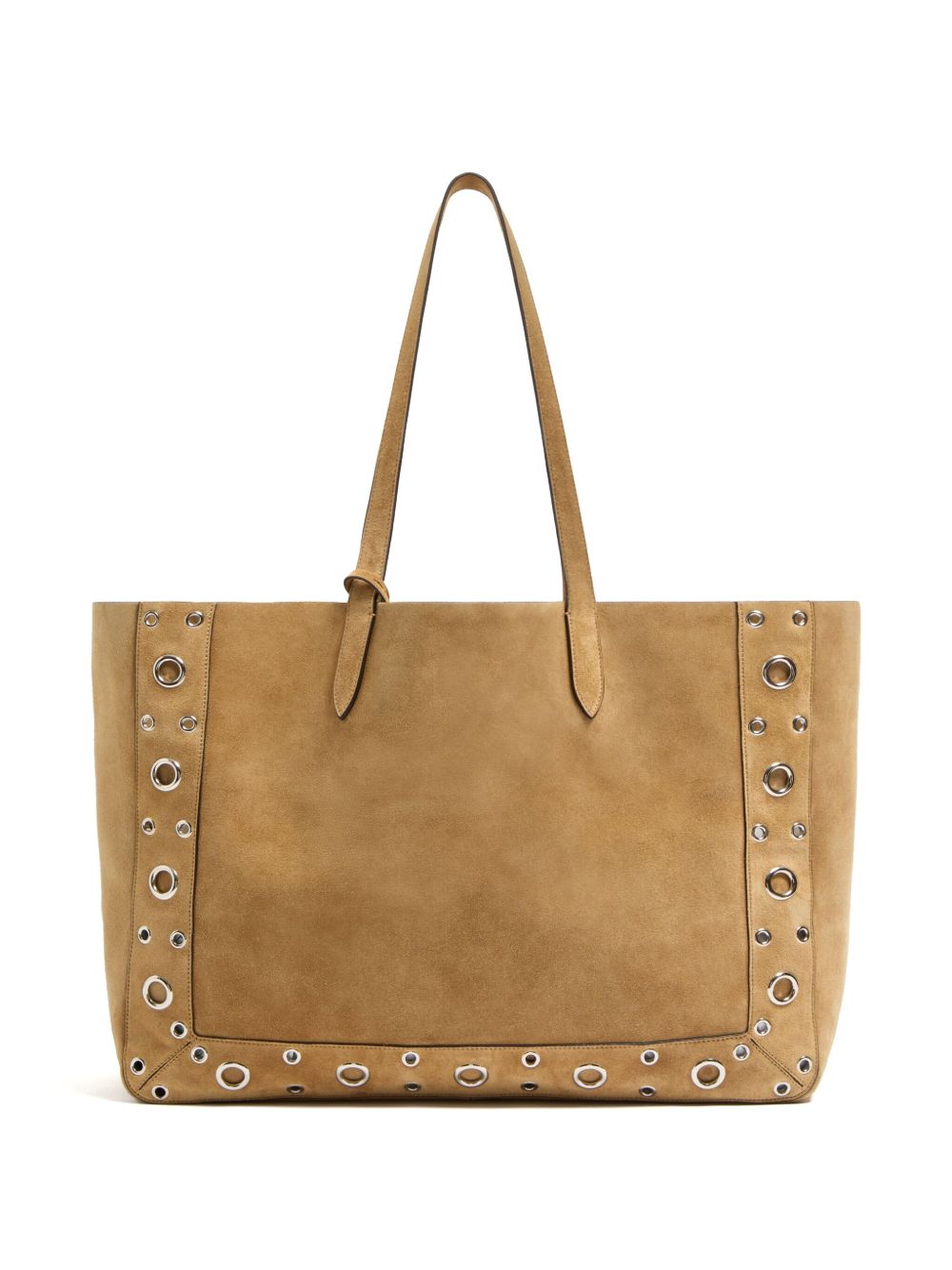 Valentino Garavani Bags.. Beige large suede leather tote