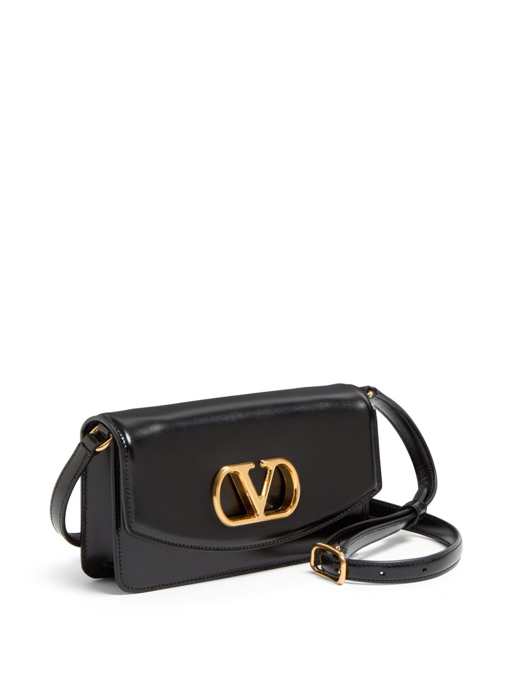 Sacs Valentino Garavani. Sac bandoulière en cuir noir