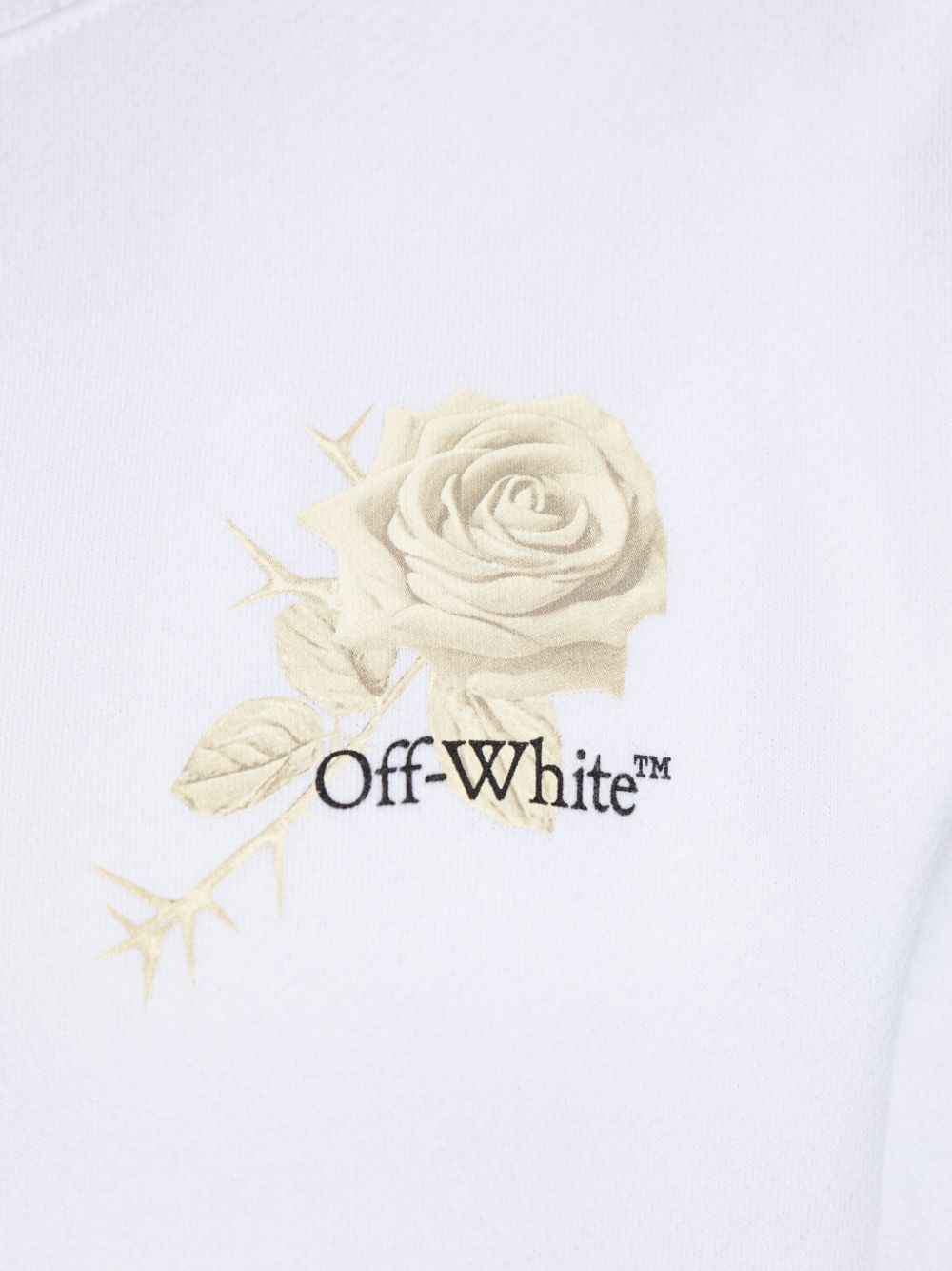 Off White Sweaters White cropped crew neck