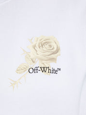 Off White Sweaters White cropped crew neck