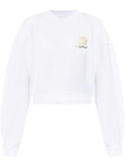 Off White Sweaters White cropped crew neck