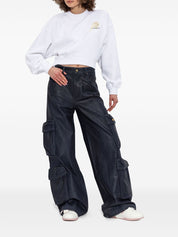 Off White Sweaters White cropped crew neck