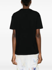 Off White T-shirts and Polos in Black Cotton