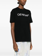 Off White T-shirts and Polos in Black Cotton