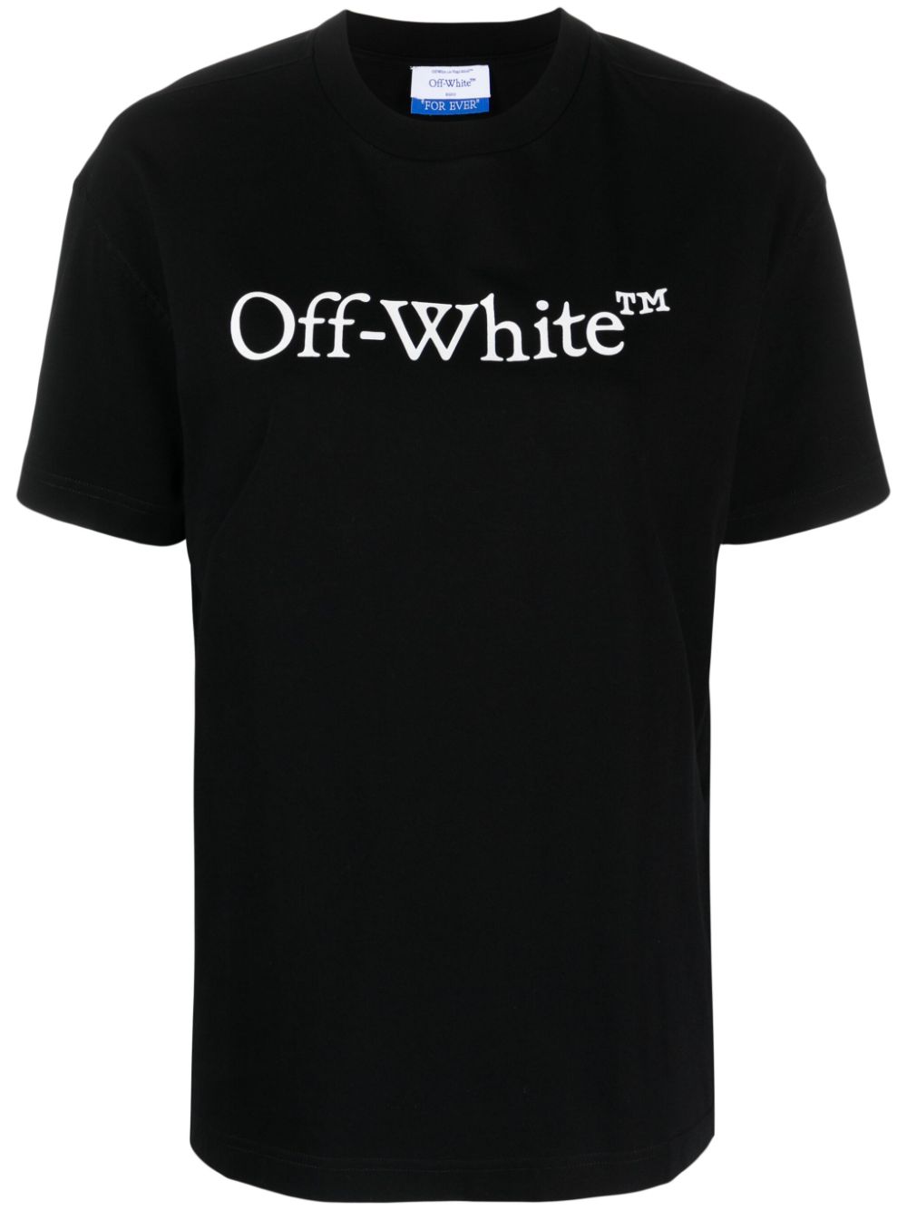 Off White T-shirts and Polos in Black Cotton