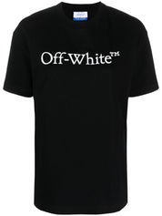Off White T-shirts and Polos in Black Cotton