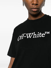 Off White T-shirts and Polos in Black Cotton