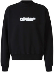 Off White Sweaters Black with logo print