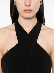 Norma Kamali Black Convertible Long Dress