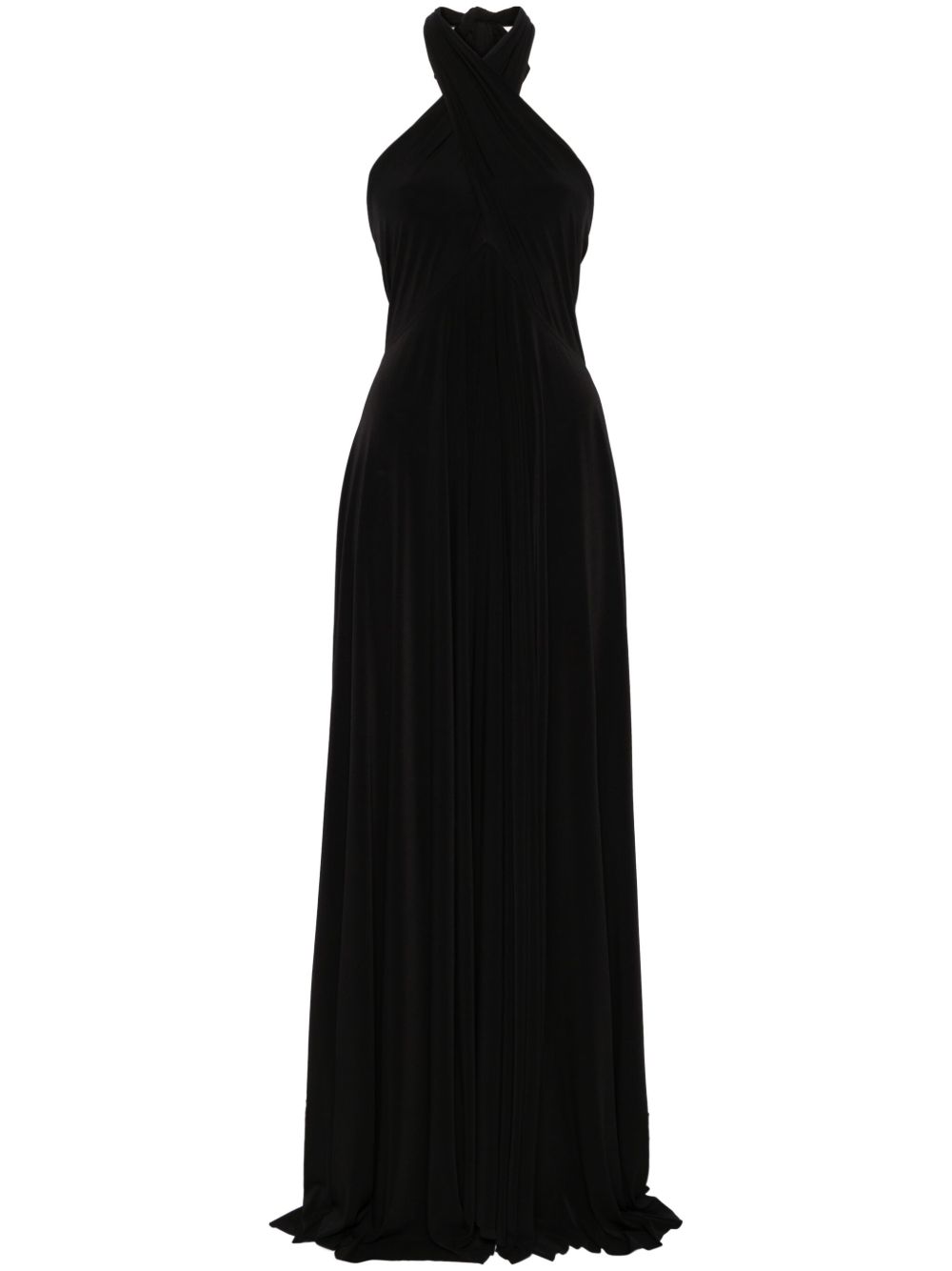 Norma Kamali Black Convertible Long Dress