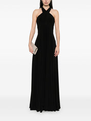 Norma Kamali Black Convertible Long Dress
