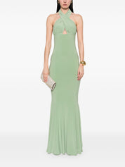 Green Fishtail Long Dress — Norma Kamali