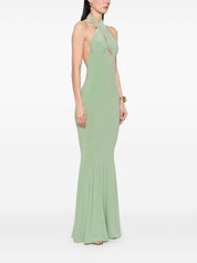 Green Fishtail Long Dress — Norma Kamali