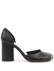 MM6 Maison Margiela With Heel Black leather pumps
