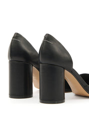 MM6 Maison Margiela With Heel Black leather pumps